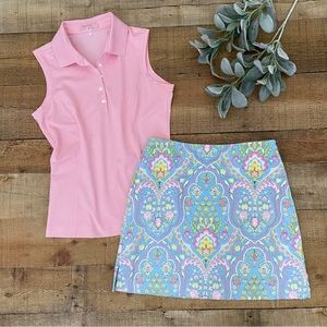 EP PRO Blue Floral GOLF SKORT⭐️Beautiful